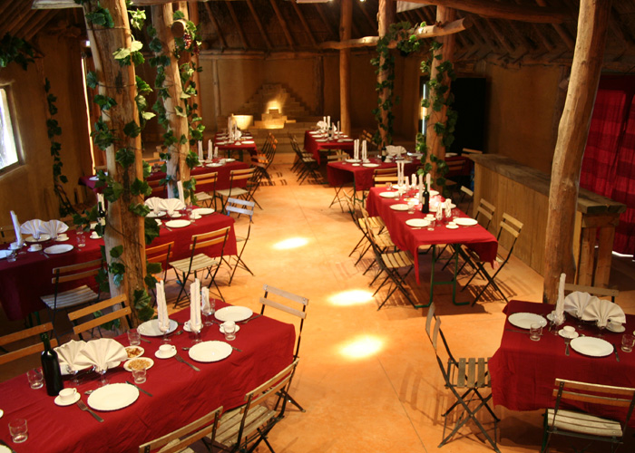 La salle de restaurant du Village Gaulois