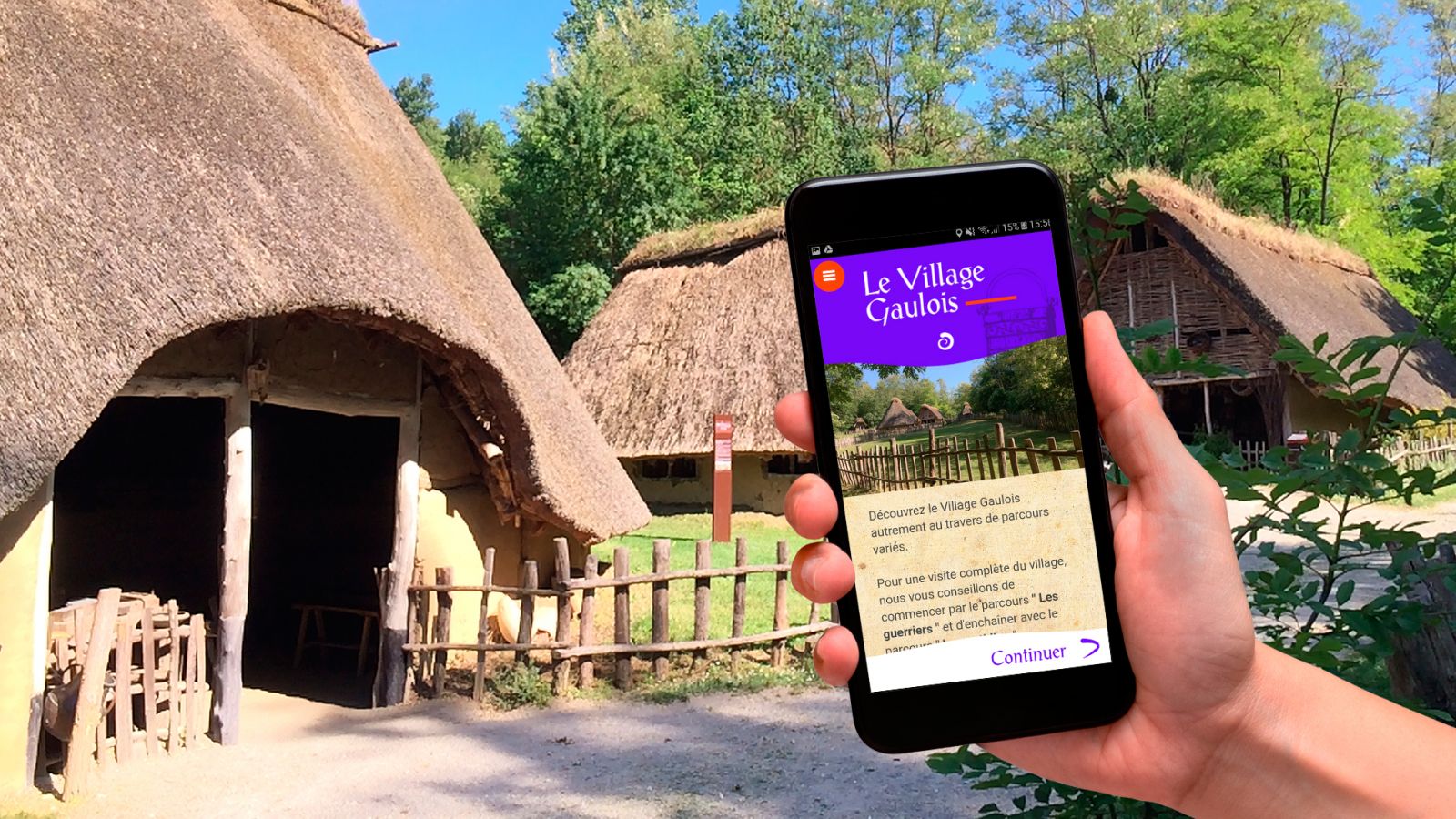 L'application mobile Le Village Gaulois