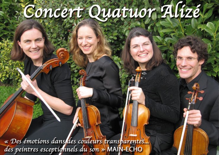 Concert Quatuor Alizé